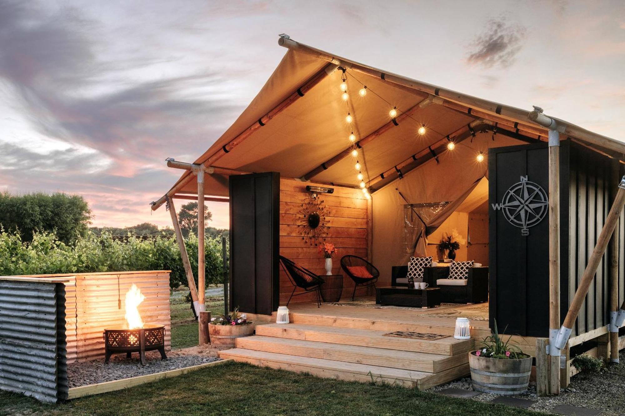 Villas & Vines Glamping Hastings Kültér fotó