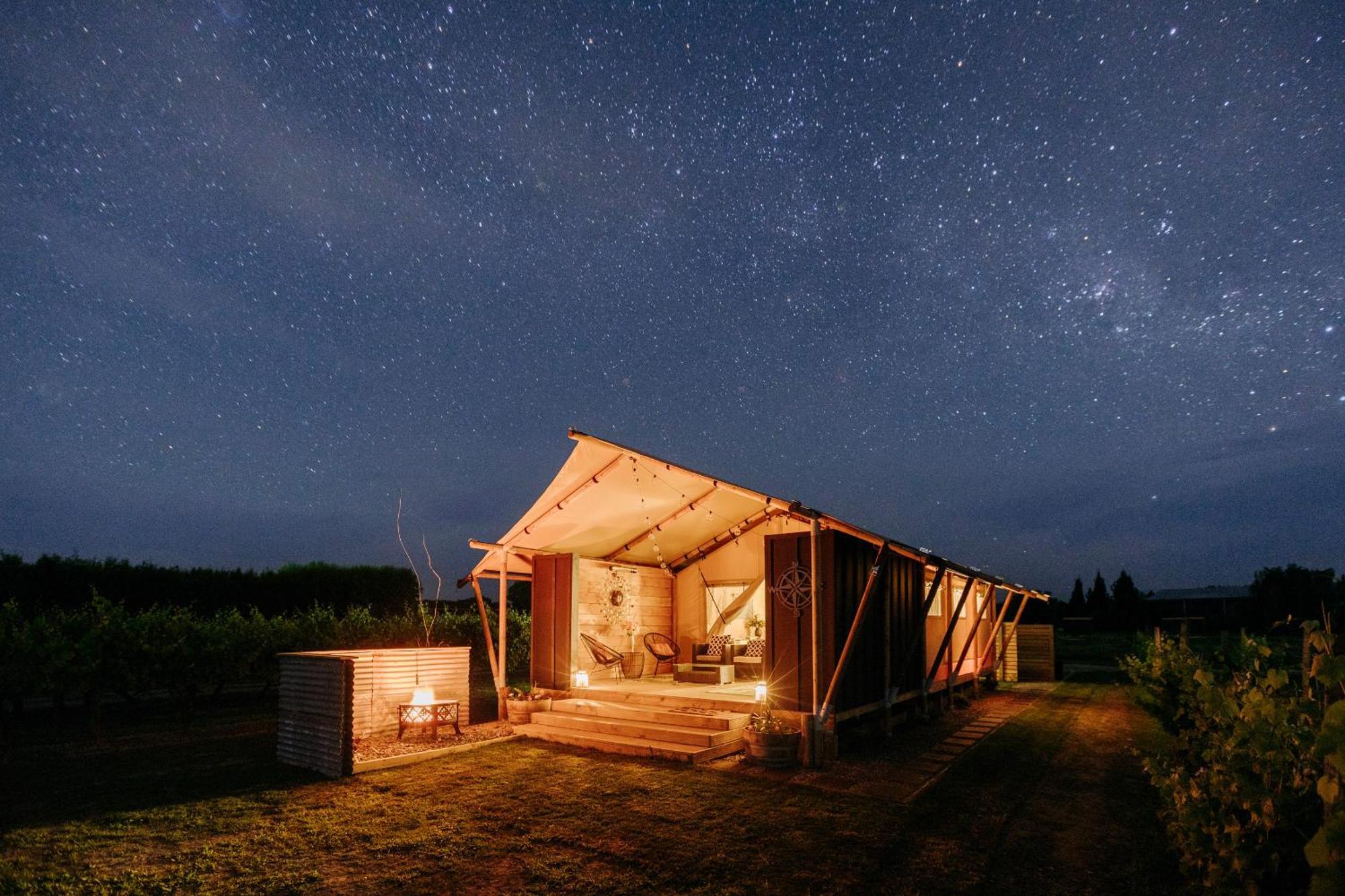 Villas & Vines Glamping Hastings Kültér fotó